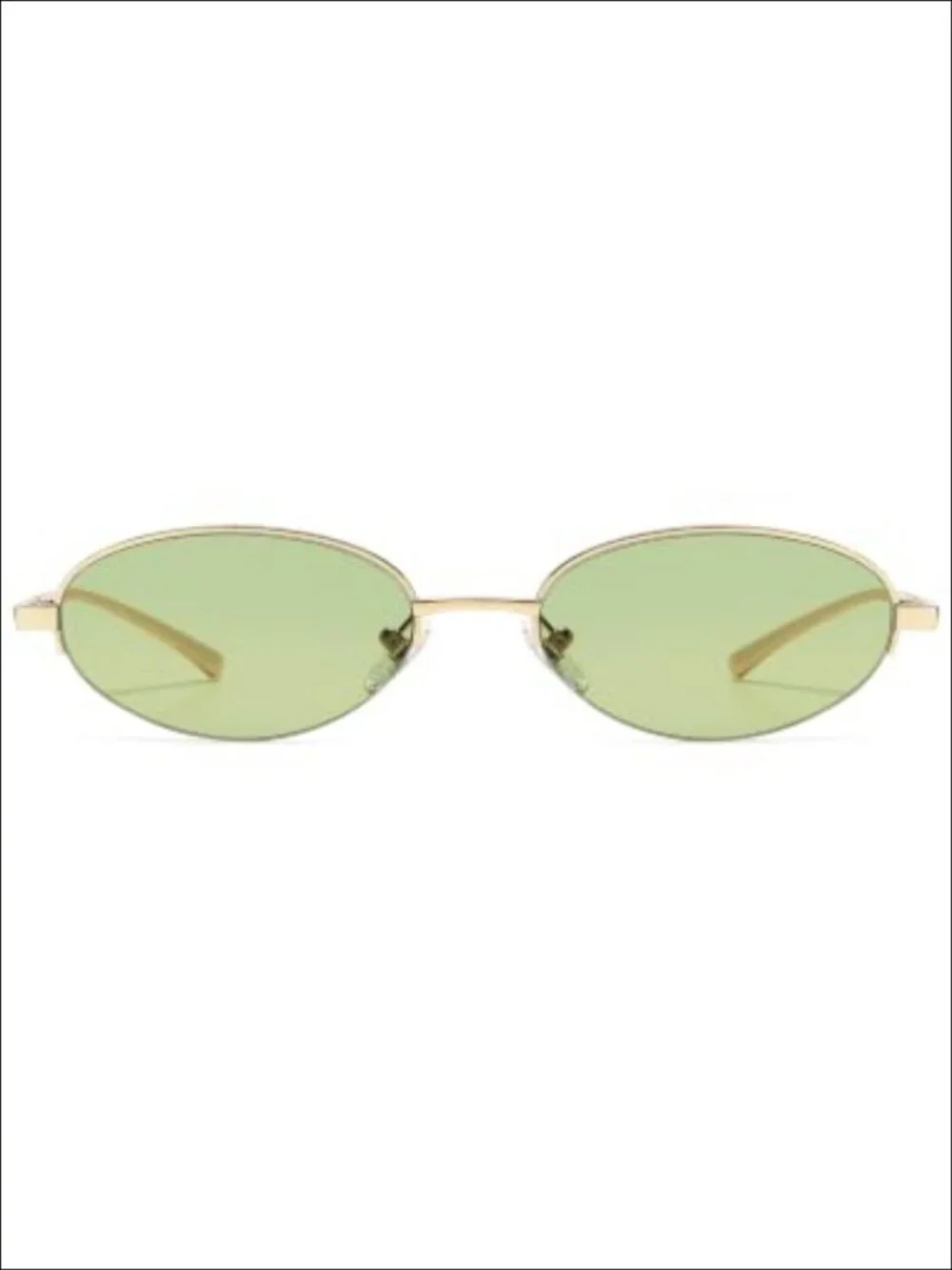 Retro Oval Sunglasses UV400 Metal Frame Full-Frame Unisex Festival Party